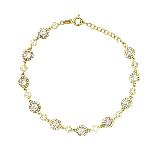 Multi Circle Sparkles Bracelet