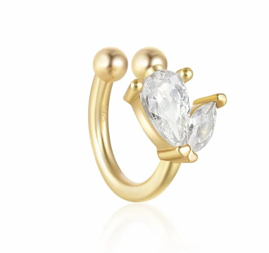 Pear Marquise Earcuff