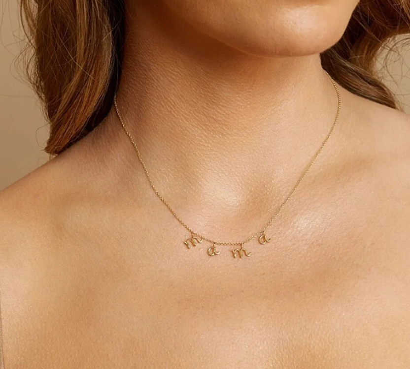 Cursive Mama Necklace