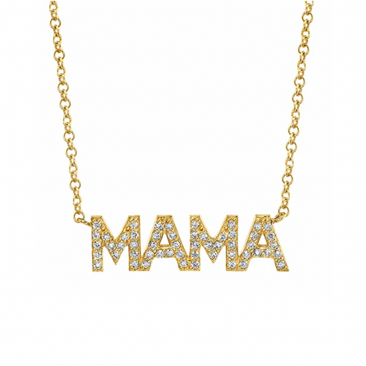 Pavé Mama Necklace