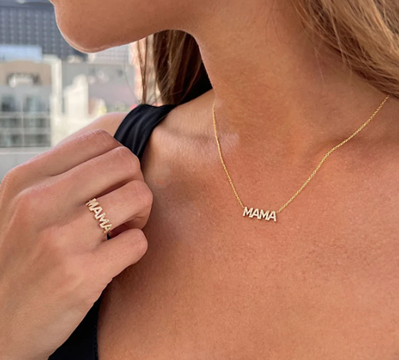 Pavé Mama Necklace