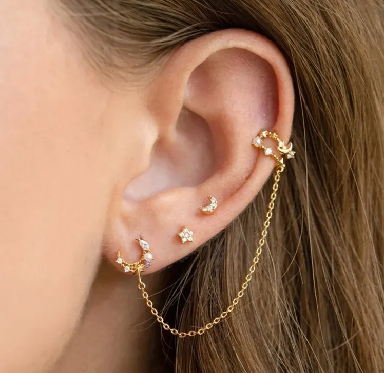Mini Pavé Star Stud