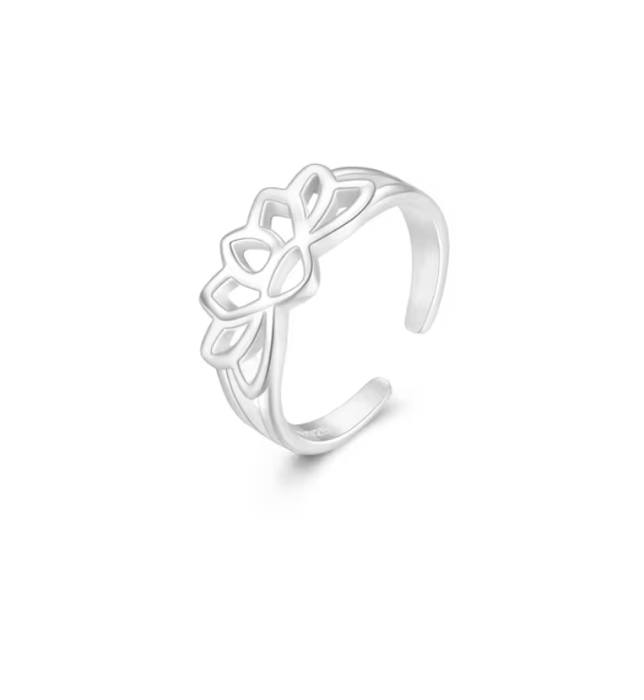 Lotus Crown Ring