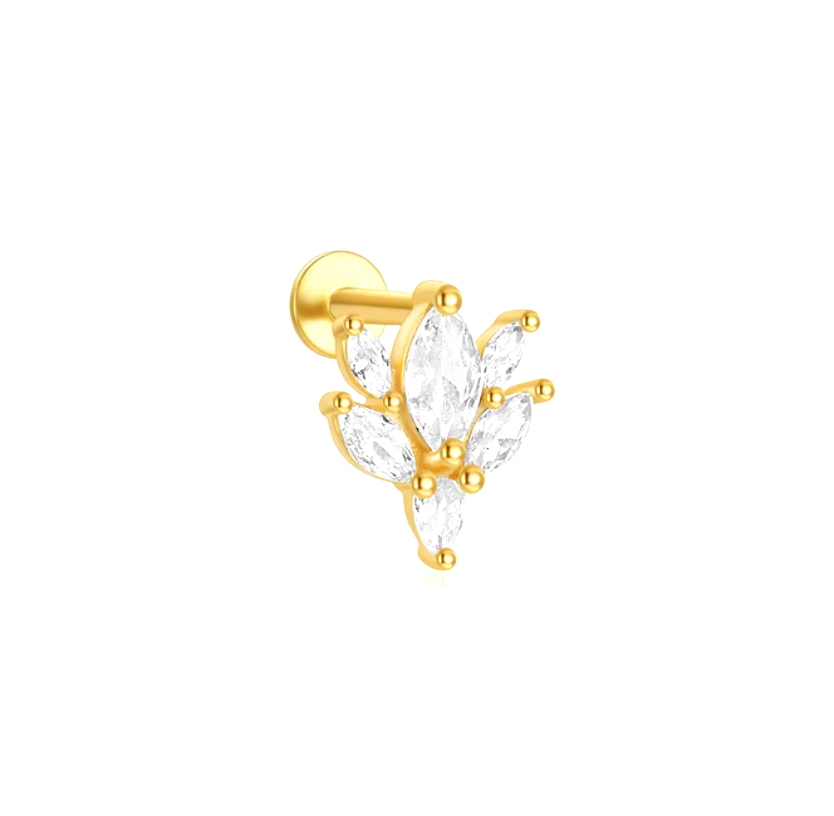 Multi Shining Marquise Tree Stud