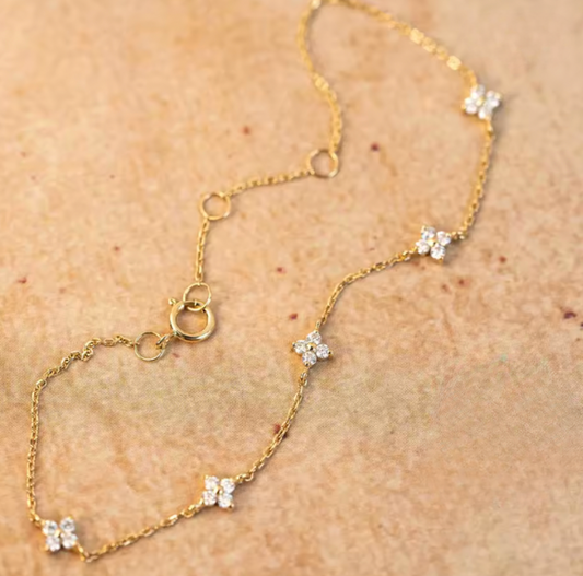 Multi Four Petals Bracelet