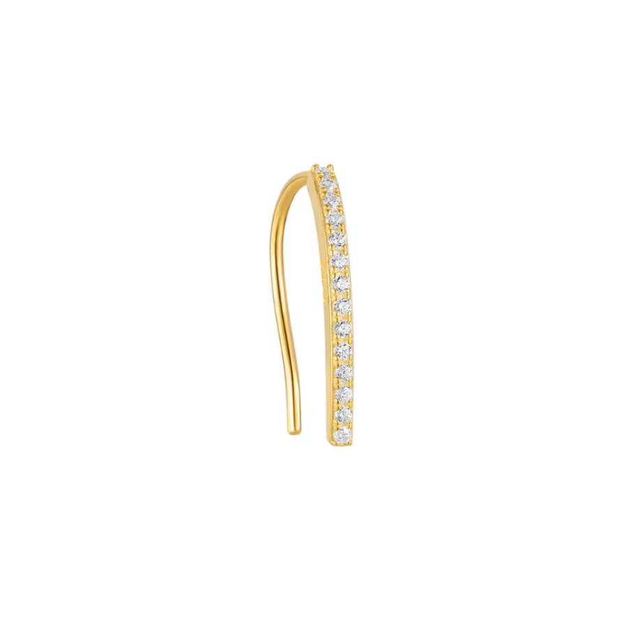 Pavé Hook Earring