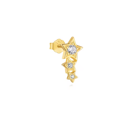 Shooting Star Stud Earring