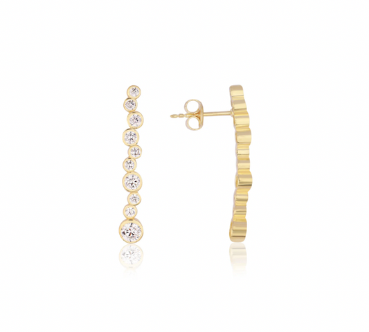 Eternal Crystals Drop Earring
