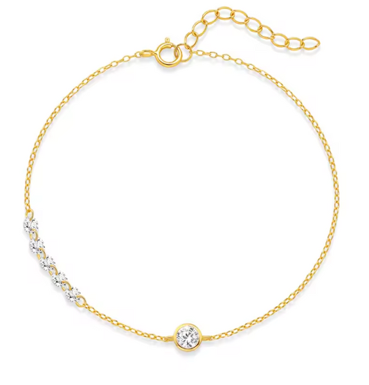 Multi Circle Crystals Bracelet