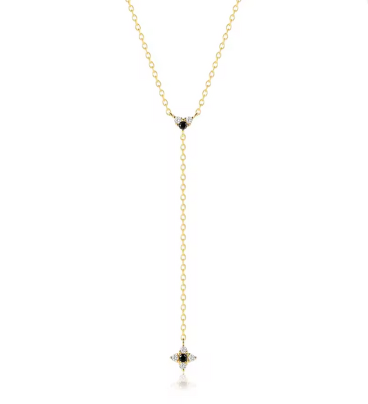 Midnight Lariat Necklace