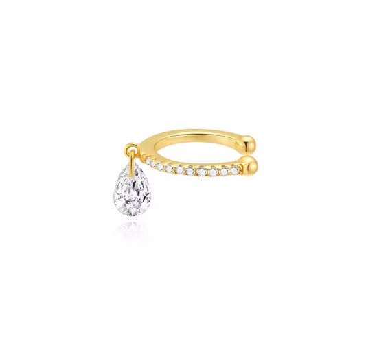 Teardrop Pavé Earcuff