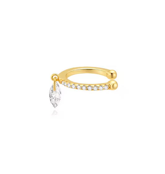 Drop Marquise Pavé Earcuff