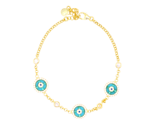 Oceania Evil Eyes Bracelet
