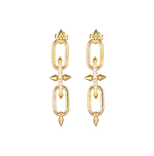 Spike Drop Earrings