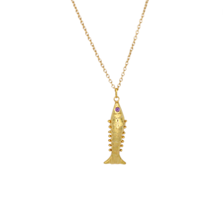 Articulated Fish Necklace