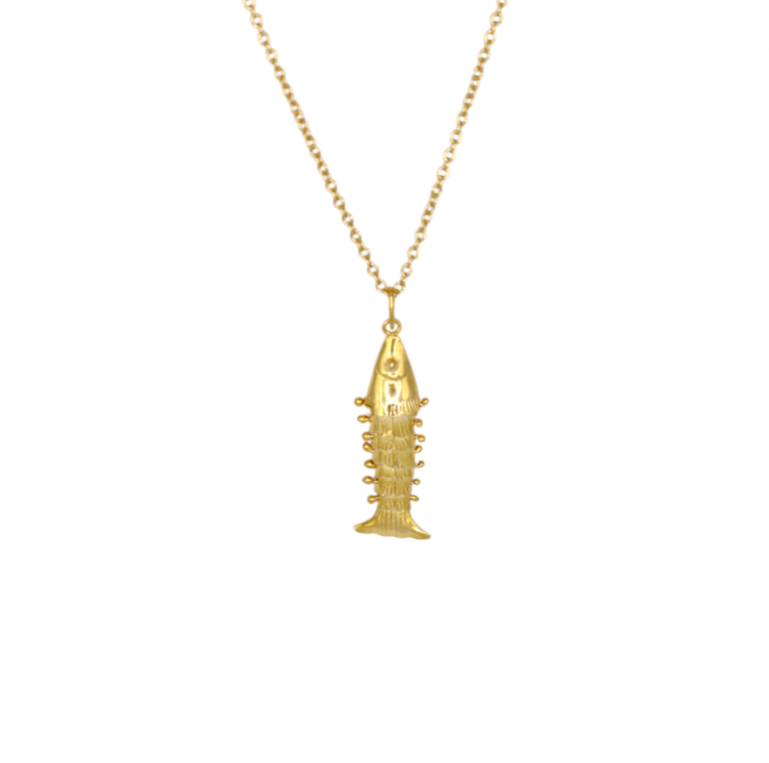 Articulated Fish Necklace