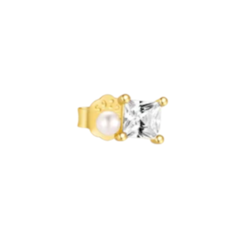 Pearl Square Stud
