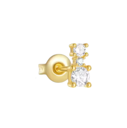 Double Circles Stud