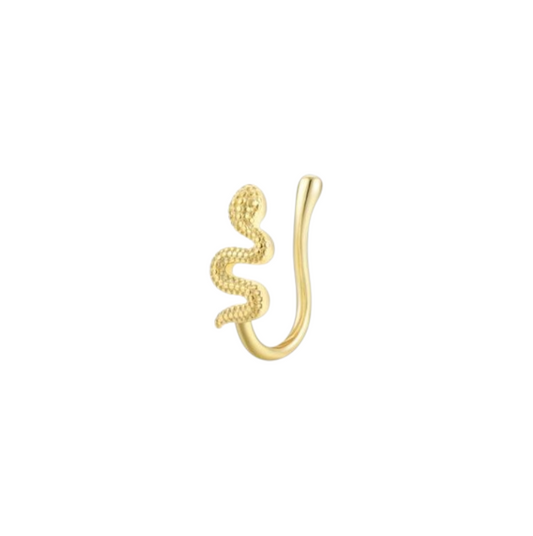 Curved Snake Earcuff