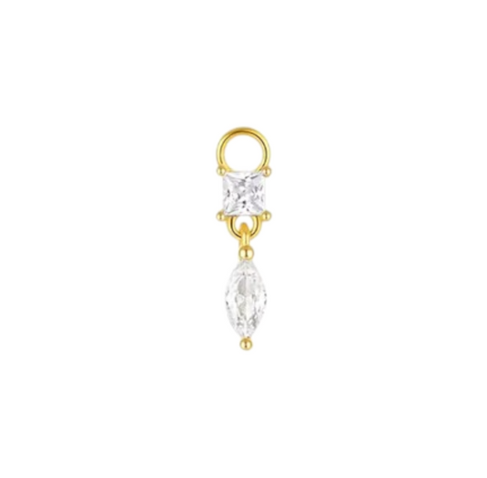 Circle Marquise Charm