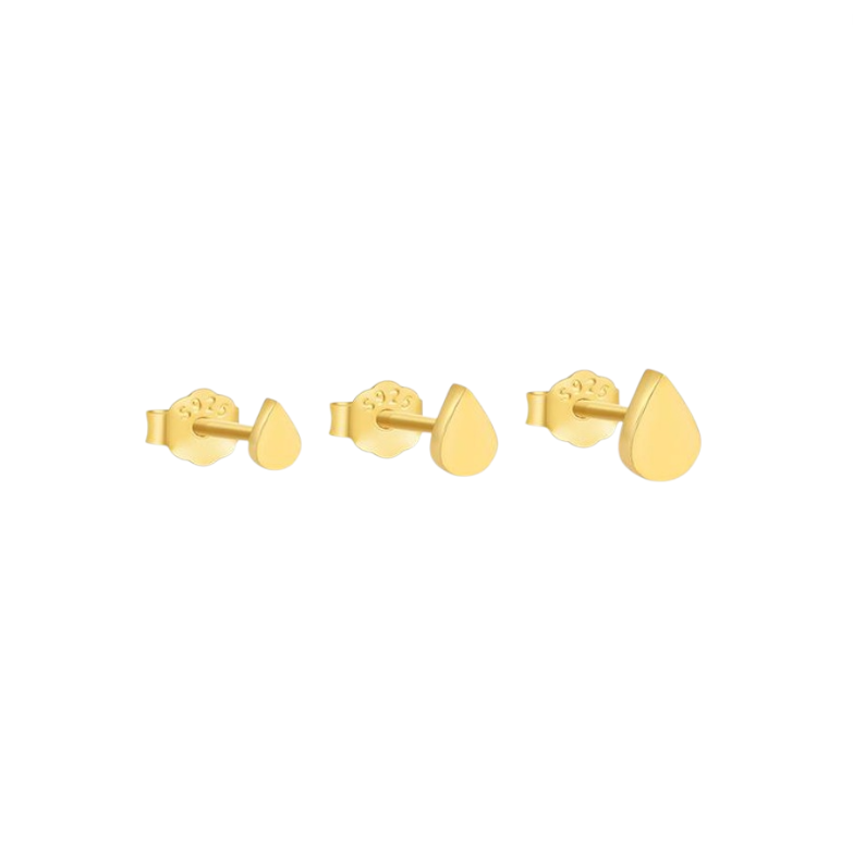 Bold Teardrop Stud