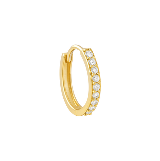 Pixie Pavé Hoops