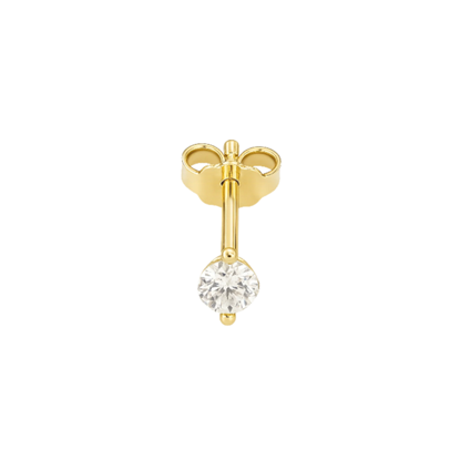 Circle Stone Stud