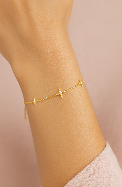 Shining Stars Circles Bracelet