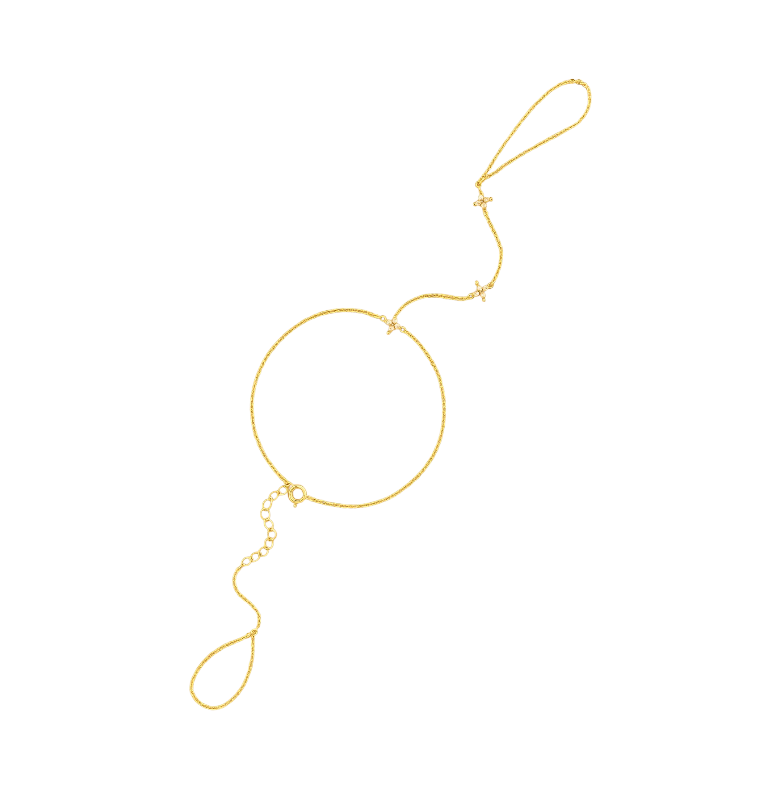 Triple Four Petals Handchain