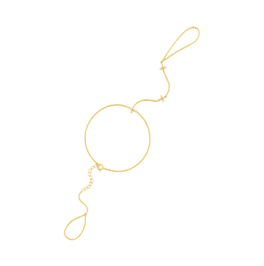 Triple Four Petals Handchain