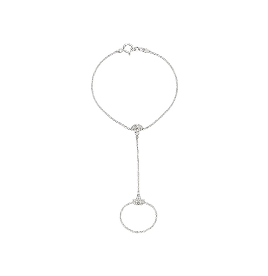 Double Lotus Hand Chain