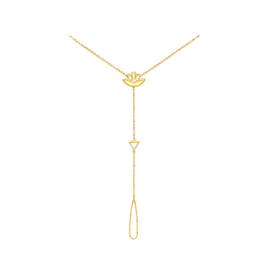 Sparkling Eye Triangle Hand Chain
