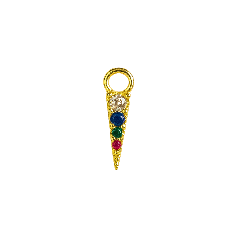 Colorful Spike Charm