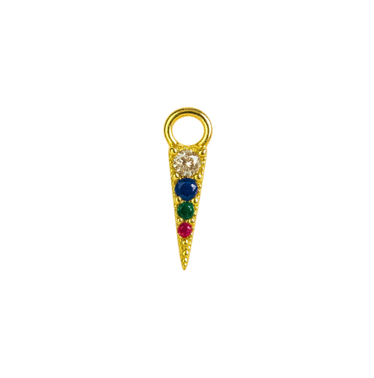 Colorful Spike Charm