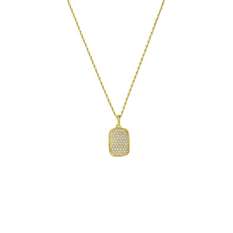 Pavé Locket Necklace