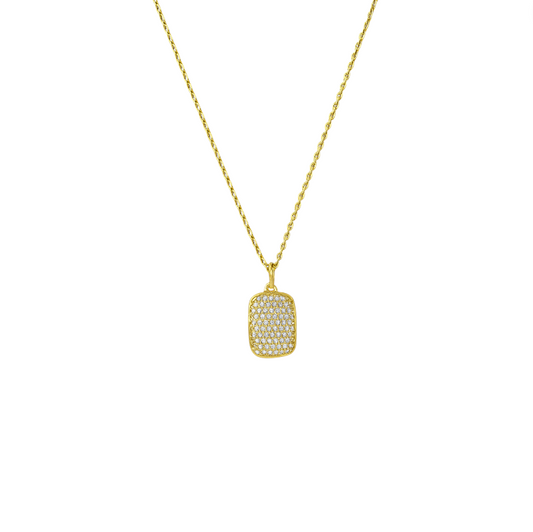 Pavé Locket Necklace