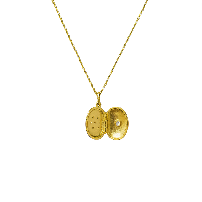 North Star Locket Necklace