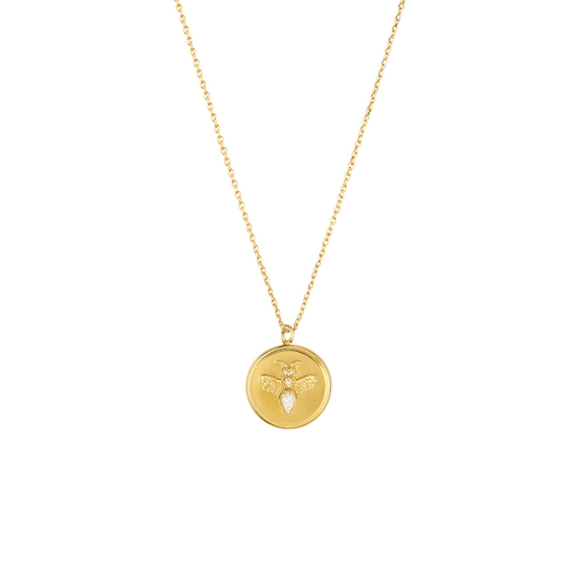 Honey Bee Locket Necklace