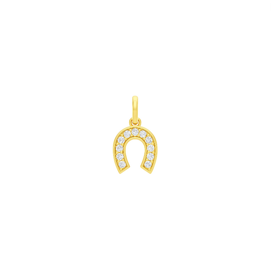 Pavé Horse Shoe Charm