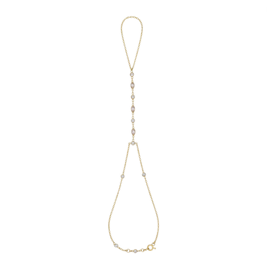 Multi Connected Pears Circles Handchain