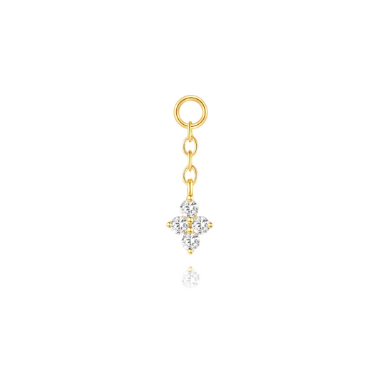 Chained Four Petals Charm
