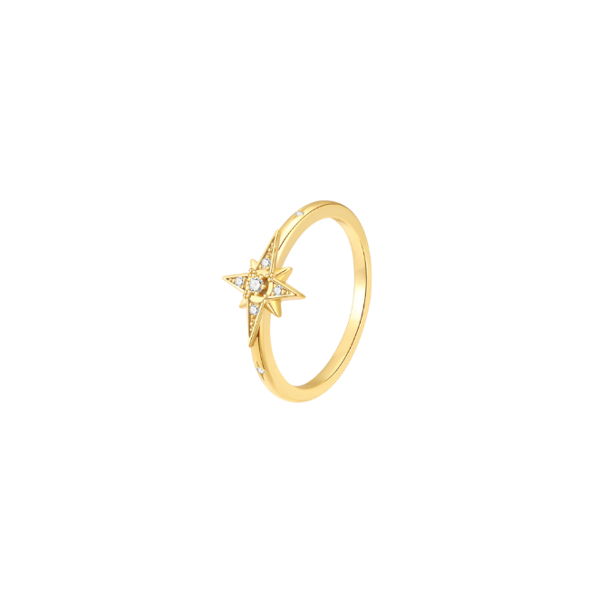 Shining North Star Ring
