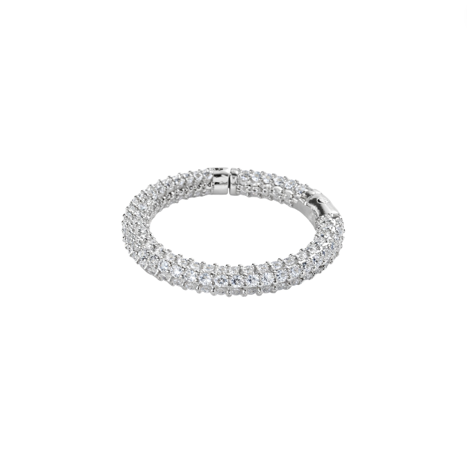 Pavé Circle Lock Cord