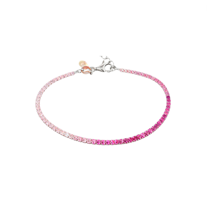 Thin Ombre Tennis Bracelet