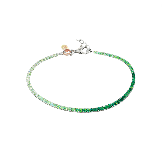 Thin Ombre Tennis Bracelet