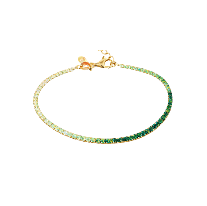 Thin Ombre Tennis Bracelet