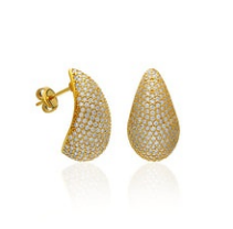Pavé Teardrop Earrings