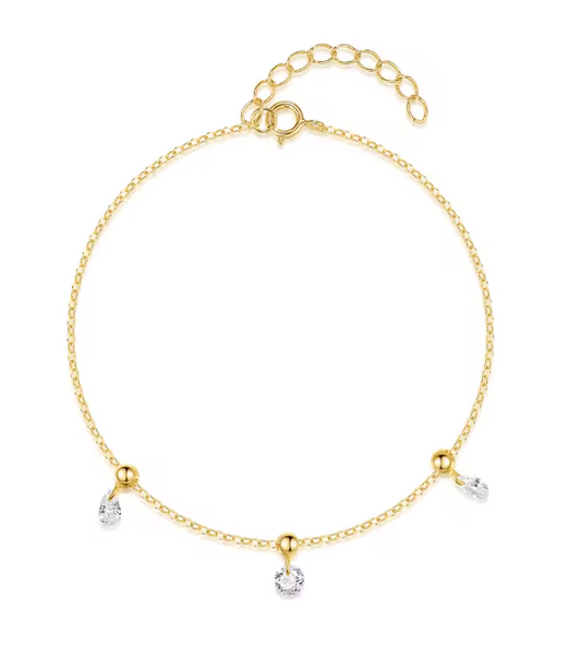 Dangling Crystals Bracelet