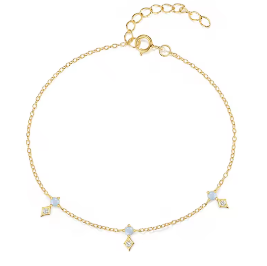 Triple Spiked Rhombus Bracelet