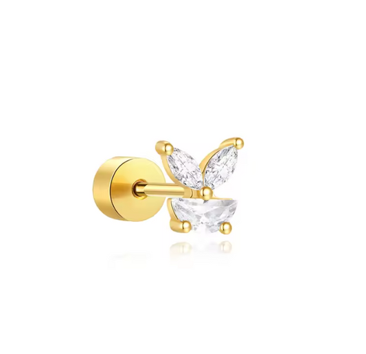 Marquise Petals Stud